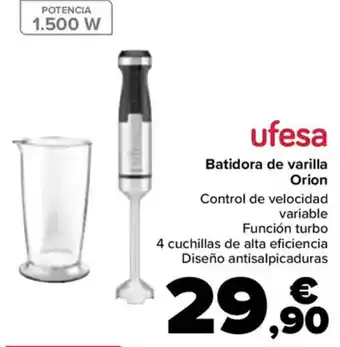 Carrefour UFESA Batidora de varilla Orion oferta