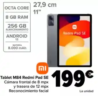 Carrefour REDMI Tablet M84 Pad SE oferta