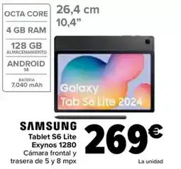 Carrefour SAMSUNG Tablet S6 Lite Exynos 1280 C oferta