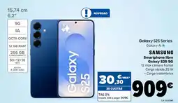 Carrefour SAMSUNG Smartphone libre Galaxy S25 5G oferta