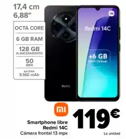 Carrefour REDMI Smartphone libre Redmi 14C oferta