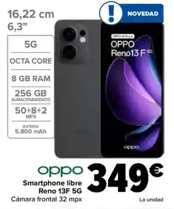 Carrefour OPPO Smartphone libre Reno 13F 5G oferta