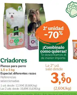 TiendAnimal Criadores oferta