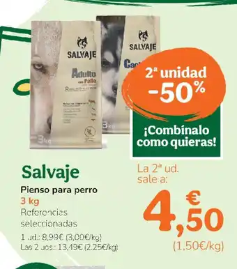 TiendAnimal SALVAJE Pienso para perro oferta