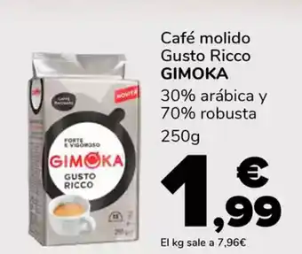 Supeco GIMOKA Café molido Gusto Ricco oferta