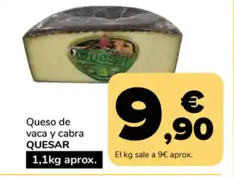 Supeco QUESAR Queso de vaca y cabra oferta