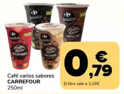 Supeco CARREFOUR Café varios sabores oferta