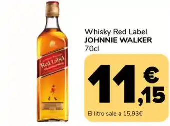 Supeco JOHNNIE WALKER Whisky Red Label oferta