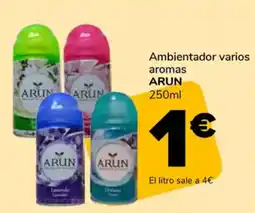 Supeco ARUN Ambientador varios aromas oferta