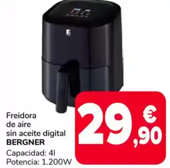 Supeco BERGNER Freidora de aire sin aceite digital oferta