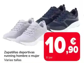 Supeco Zapatillas deportivas running hombre o mujer oferta