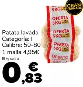 Supeco Patata lavada oferta