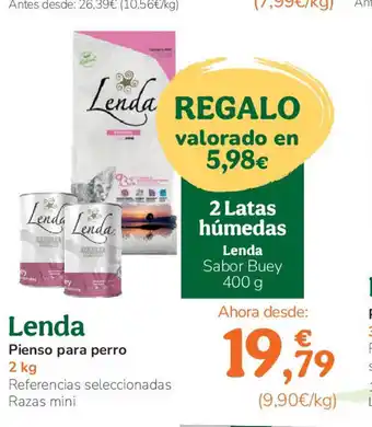 TiendAnimal LENDA Pienso para perro oferta