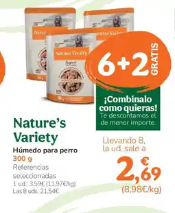 TiendAnimal NATURE'S VARIETY Húmedo para perro oferta