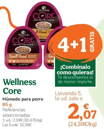 TiendAnimal WELLNESS CORE Húmedo para perro oferta