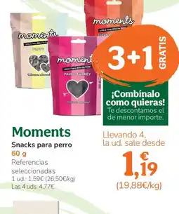 TiendAnimal MOMENTS Snacks para perro oferta