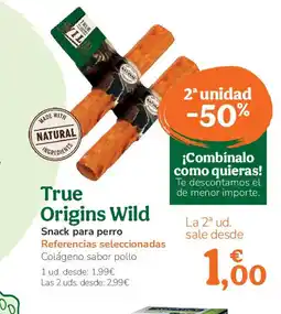 TiendAnimal TRUE ORIGINS WILD Snack para perro oferta