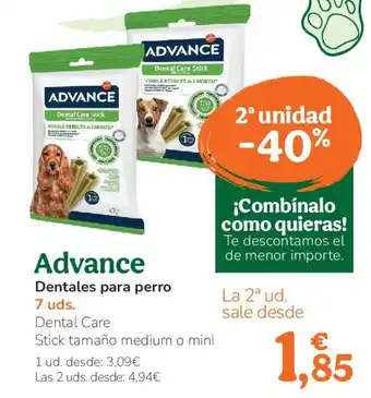 TiendAnimal ADVANCE Dentales para perro oferta