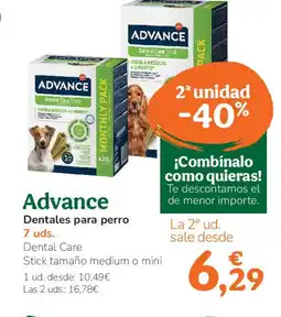 TiendAnimal ADVANCE Dentales para perro oferta