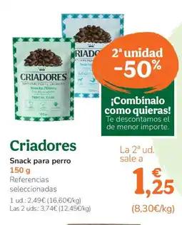 TiendAnimal CRIADORES Snack para perro oferta