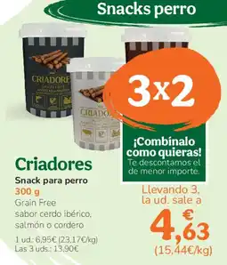 TiendAnimal CRIADORES Snack para perro oferta