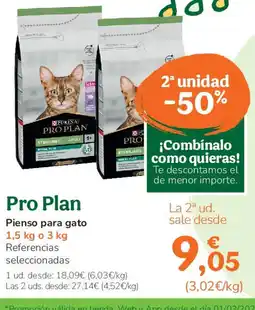 TiendAnimal PRO PLAN Pienso para gato oferta