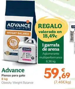 TiendAnimal ADVANCE Pienso para gato oferta