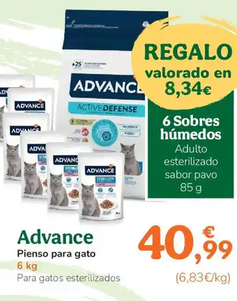 TiendAnimal ADVANCE Pienso para gato oferta