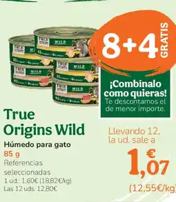 TiendAnimal TRUE ORIGINS WILD Húmedo para gato oferta