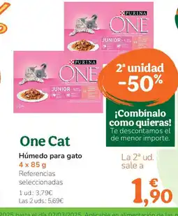 TiendAnimal ONE CAT Húmedo para gato oferta