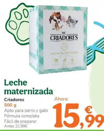 TiendAnimal Leche maternizada oferta