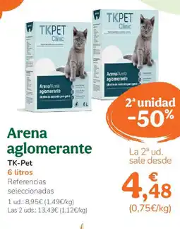 TiendAnimal Arena aglomerante oferta