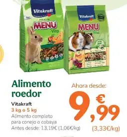 TiendAnimal Alimento roedor oferta