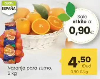 Autoservicios Familia Naranja para zumo oferta