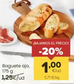 Autoservicios Familia Baguete ajo oferta