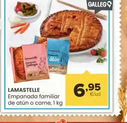 Autoservicios Familia LAMASTELLE Empanada familiar de atún o carne oferta