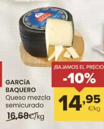 Autoservicios Familia GARCÍA BAQUERO Queso mezcla semicurado oferta