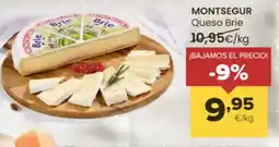 Autoservicios Familia MONTSEGUR Queso Brie oferta