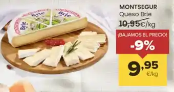 Autoservicios Familia MONTSEGUR Queso Brie oferta