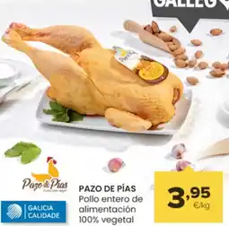 Autoservicios Familia PAZO DE PÍAS Pollo entero de alimentación oferta