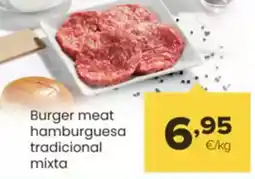 Autoservicios Familia Burger meat hamburguesa tradicional oferta