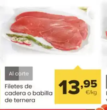 Autoservicios Familia Filetes de cadera o babilla de ternera oferta