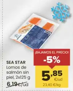 Autoservicios Familia SEA STAR Lomos de salmón sin oferta