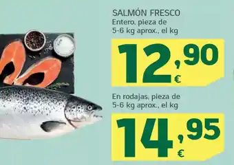 HiperDino Salmón fresco entero oferta