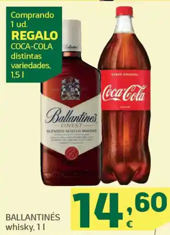 HiperDino BALLANTINÉS whisky oferta