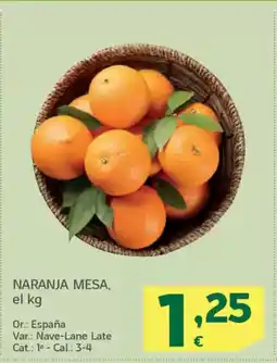 HiperDino Naranja mesa oferta