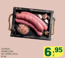 HiperDino Chorizo parrillero de cerdo/vaca oferta