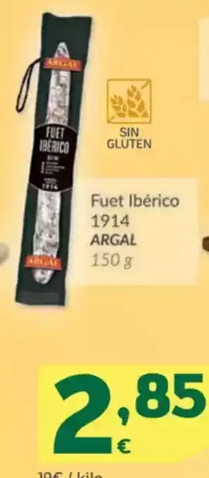 HiperDino ARGAL Fuet Ibérico 1914 oferta