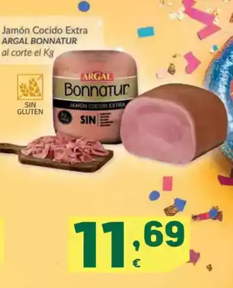 HiperDino ARGAL BONNATUR Jamón Cocido Extra oferta