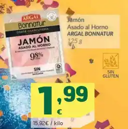 HiperDino ARGAL BONNATUR Jamón Asado al Horno oferta